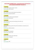 ECHO HINTS &lpar;ARDMS&rpar; Exam &cap;&boxUl;&pound; Actual Questions And Answers Latest Updated 2026&Gamma;&ecirc;&ograve;2027 &lpar;Graded