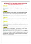 Echo-A Exam 1 &lpar;Parts1&2&rpar; &cap;&boxUl;&pound; Actual Questions And Answers Latest Updated 2026&Gamma;&ecirc;&ograve;2027 &lpar;Graded A&plus;&rpar;