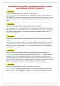 Echo-A Exam 5 &lpar;Parts 1&2&rpar; &cap;&boxUl;&pound; Actual Questions And Answers Latest Updated 2026&Gamma;&ecirc;&ograve;2027 &lpar;Graded A&plus;&rpar;