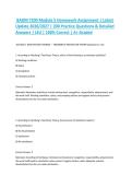 BADM 7200 Module 5 Homework Assignment &vert; Latest Update 2026&sol;2027 &vert; 200 Practice Questions & Detailed Answers &vert; LSU &vert; 100&percnt; Correct &vert; A&plus; Graded
