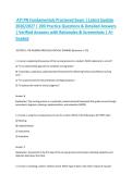 ATI PN Fundamentals Proctored Exam &vert; Latest Update 2026&sol;2027 &vert; 200 Practice Questions & Detailed Answers &vert; Verified Answers with Rationales & Screenshots &vert; A&plus; Graded