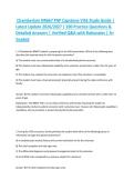 Chamberlain NR667 FNP Capstone VISE Study Guide &vert; Latest Update 2026&sol;2027 &vert; 200 Practice Questions & Detailed Answers &vert; Verified Q&A with Rationales &vert; A&plus; Graded