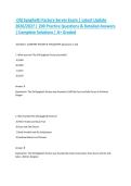 Old Spaghetti Factory Server Exam &vert; Latest Update 2026&sol;2027 &vert; 200 Practice Questions & Detailed Answers &vert; Complete Solutions &vert; A&plus; Graded