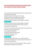 HESI LPN-ADN ENTRANCE EXAM PRACTICE QUESTIONS 2026-2027 COMPLETE WITH 100&percnt; CORRECT ANSWERS
