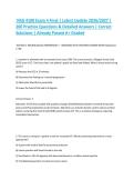 NSG 4100 Exam 4 Final &vert; Latest Update 2026&sol;2027 &vert; 200 Practice Questions & Detailed Answers &vert; Correct Solutions &vert; Already Passed A&plus; Graded&NewLine;&NewLine;