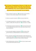 BLD 313 Exam 2 Comprehensive Resource To Help You Ace &NewLine;2026-2027 Exams Includes Frequently Tested Questions &NewLine;With ELABORATED 100&percnt; Correct COMPLETE SOLUTIONS &NewLine;Guaranteed Pass First Attempt&excl;&excl; Current Update&excl;&excl; 