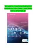 Test Bank For Family Practice Guidelines 6th Edition &vert; Jill C&period; Cash&comma; Cheryl A&period; Glass & Jenny Mullen &vert; ISBN 9780826173546 &vert; Chapters 1-23