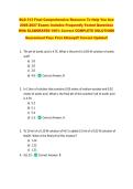BLD 313 Final Comprehensive Resource To Help You Ace &NewLine;2026-2027 Exams Includes Frequently Tested Questions &NewLine;With ELABORATED 100&percnt; Correct COMPLETE SOLUTIONS &NewLine;Guaranteed Pass First Attempt&excl;&excl; Current Update&excl;&excl; &NewLine;