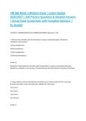 NR 566 Week 1 Midterm Exam &vert; Latest Update 2026&sol;2027 &vert; 200 Practice Questions & Detailed Answers &vert; Actual Exam Screenshots with Complete Solutions &vert; A&plus; Graded