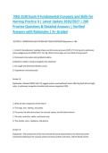 NSG 3130 Exam 4 Fundamental Concepts and Skills for Nursing Practice II &vert; Latest Update 2026&sol;2027 &vert; 130 Practice Questions & Detailed Answers &vert; Verified Answers with Rationales &vert; A&plus; Graded
