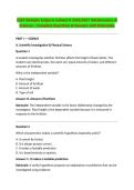 CSET Multiple Subjects Subtest II 2026&sol;2027 &lpar;Mathematics & &NewLine;Science&rpar; &ndash; Complete Questions & Answers with Rationales 
