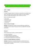 CSET Multiple Subjects Subtest II 2026&sol;2027 &vert; Mathematics & &NewLine;Science &ndash; Complete Questions & Answers with Rationales 