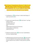 BLD 313 Exam 2 Comprehensive Resource To Help You Ace &NewLine;2026-2027 Exams Includes Frequently Tested Questions &NewLine;With ELABORATED 100&percnt; Correct COMPLETE SOLUTIONS &NewLine;Guaranteed Pass First Attempt&excl;&excl; Current Update&excl;&excl; 