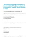 NUR 6001 Advanced Health Assessment Exams 1&ndash;3 &vert; Latest Update 2026&sol;2027 &vert; 200 Practice Questions & Detailed Answers &vert; WPU Actual Q&A with Rationales &vert; A&plus; Graded
