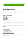 CSET Multiple Subjects Subtest II 2026&sol;2027 &lpar;Mathematics & &NewLine;Science&rpar; &ndash; Complete Questions & Answers with Rationales 