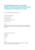 UCF PCB 3063 Genetics Exam 1 &vert; Latest Update 2026&sol;2027 &vert; 200 Practice Questions & Detailed Answers &vert; Verified Answers with Rationales &vert; A&plus; Graded