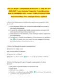 BLD 313 Exam 1 Comprehensive Resource To Help You Ace &NewLine;2026-2027 Exams Includes Frequently Tested Questions &NewLine;With ELABORATED 100&percnt; Correct COMPLETE SOLUTIONS &NewLine;Guaranteed Pass First Attempt&excl;&excl; Current Update&excl;&excl; 