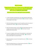 BLD 313 exam3  &NewLine;Comprehensive Resource To Help You Ace 2026-2027 Exams &NewLine;Includes Frequently Tested Questions With ELABORATED &NewLine;100&percnt; Correct COMPLETE SOLUTIONS &NewLine;Guaranteed Pass First Attempt&excl;&excl; Current Update&excl;&excl; 