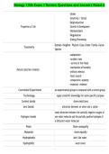Biology 1406 Exam 1 Review Questions and Answers Rated A