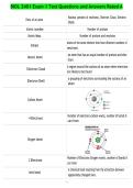 BIOL 2401 Exam 1 Test Questions and Answers Rated A