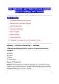 PKSC 1020 EXAM 1 BATT QUESTION AND ANSWERS &NewLine;WITH RATIONALES 100&percnt; VERIFIED