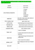 BIOL 2401 ANATOMY AND PHYSIOLOGY 1 LONE STAR COLLEGE EXAM 1&NewLine;STUDY GUIDE &lpar;CH 1-4&rpar;