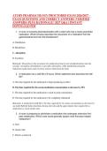 ATI RN PHARMACOLOGY PROCTORED EXAM 2026&sol;2027 &ndash;&NewLine;EXAM QUESTIONS AND CORRECT ANSWERS &lpar;VERIFIED &NewLine;ANSWERS&rpar; PLUS RATIONALE &vert; 2027 Q&A &vert; INSTANT &NewLine;DOWNLOAD PDF