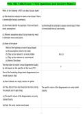 PHIL 482 TAMU Exam 1 Test Questions and Answers Rated A