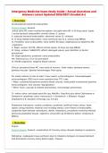 Emergency Medicine Exam Prep &vert; Actual Questions and&NewLine;Answers Latest Updated 2026&sol;2027 &lpar;Graded A&plus;&rpar;