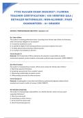 FTCE NaVaED EXAM 2026&sol;2027 &vert; FLORIDA TEACHER CERTIFICATION &vert; 100 VERIFIED Q&A &vert; DETAILED RATIONALES &vert; NGN-ALIGNED &vert; PASS GUARANTEED &ndash; A&plus; GRADED