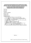AANP FNP TEST REVIEWED STUDY GUIDE EXAM LATEST 2026&sol;2027 UPDATED VERIFIED QUESTIONS AND SOLUTIONS A&plus; PASS GUARANTEED &vert; FROM QUESTION TO PERFECTION&vert; STUDY WITH CONFIDENCE&excl;