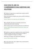 D545 WGU PA AND OA&NewLine;COMPREHENSIVE EXAM QUESTIONS AND&NewLine;SOLUTIONS