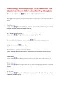 Pathophysiology Introductory Concepts & Clinical Perspectives Exam 1 Questions & Answers 2026 &ndash; F&period;A&period; Exam Prep & Study Guide