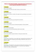FINAL ALLIED HEALTH EXAM &vert; Actual Questions and Answers&NewLine;Latest Updated 2026&sol;2027 &lpar;Graded A&plus;&rpar;