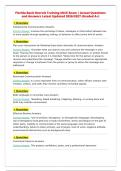 Florida Basic Recruit Training SOCE Exam &vert; Actual Questions&NewLine;and Answers Latest Updated 2026&sol;2027 &lpar;Graded A&plus;