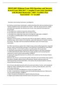 NRNP 6665 Midterm Exam 2026 Questions and Answers Actual Exam 2026&sol;2027 &vert; Complete Exam-Style Questions with Detailed Rationales &vert; 100&percnt; Verified &vert; Pass Guaranteed &ndash; A&plus; Graded