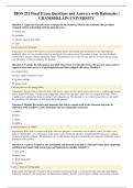 BIOS 251 Final Exam Questions and Answers with Rationales &vert; CHAMBERLAIN UNIVERSITY