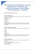 NOCTI PRACTICE EXAM 2026&sol;2027 &vert; SKILLED WORKER TEST &vert; 75 VERIFIED Q&A &vert; DETAILED RATIONALES &vert; NGN-ALIGNED &vert; PASS GUARANTEED &ndash; A&plus; GRADED