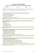 Galen NU 131 Nursing and Healthcare I Exam 4 &vert; 100&percnt; Complete Questions & Answers &vert; Updated Fall 2026 100&percnt;&period;&NewLine;