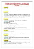 Florida BRT Corrections Introduction to Corrections Test &vert;&NewLine;Actual Questions and Answers Latest Updated 2026&sol;2027&NewLine;&lpar;Graded A&plus;&rpar;
