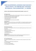 NSAR SALESPERSON LICENSING EXAM 2026&sol;2027 &vert; NOVA SCOTIA &vert; 100 VERIFIED Q&A &vert; DETAILED RATIONALES &vert; PASS GUARANTEED &ndash; A&plus; GRADED