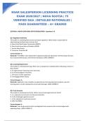 NSAR SALESPERSON LICENSING PRACTICE EXAM 2026&sol;2027 &vert; NOVA SCOTIA &vert; 75 VERIFIED Q&A &vert; DETAILED RATIONALES &vert; PASS GUARANTEED &ndash; A&plus; GRADED