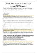 SOCS 185 Midterm Exam Questions and Answers with Rationales &vert; CHAMBERLAIN UNIVERSITY