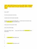 NFPA 1006 OFM Written Exam Prep 2025&ndash;2026 -Technical Rescuer Study Guide & Practice Questions &lpar;100&percnt; Verified Q&A&rpar;
