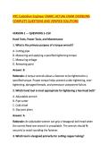 NYC Custodian Engineer EXAM&vert; ACTUAL EXAM 2VERSIONS &NewLine;COMPLETE QUESTIONS AND VERIFIED SOLUTIONS 