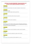 GED Exam Prep Math &lpar;2026&sol;2027&rpar; &vert; Actual Questions and&NewLine;Answers Latest Updated 2026&sol;2027 &lpar;Graded A&plus;