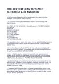 FIRE OFFICER EXAM REVIEWER QUESTIONS AND ANSWERS