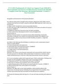 FCCS 2026 &lpar;Fundamentals of Critical Care Support&rpar; Exam &lpar;2026&sol;2027&rpar; Newest Questions and Answers &lpar;Verified Answers&rpar; Actual Exam 2026&sol;2027 &vert; Complete Exam-Style Questions with Detailed Rationales &vert; Graded A&plus; &vert; Pass Guaranteed