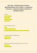 NUR 2392 &sol; NUR2392 Exam 2 &NewLine;Review&NewLine;&colon; &NewLine;Multidimensional Care II &lpar;MDC 2&rpar; &vert; Rasmussen &NewLine;University &vert; 2026&sol;2027 &NewLine;Update&NewLine;Detailed Answers 