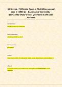 NUR 2392 &sol; NUR2392 Exam 2&colon; Multidimensional &NewLine;Care II &lpar;MDC 2&rpar; &vert; Rasmussen University &vert; &NewLine;2026&sol;2027 Study Guide&comma; Questions & Detailed &NewLine;Answers 